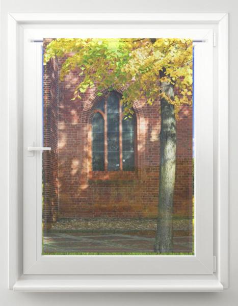 Scheibenhänger Herbst in der Stadt, eckig